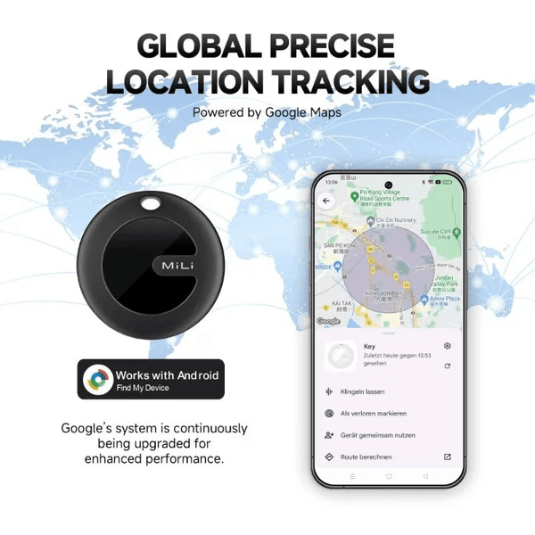 MiLi MiTag Google Maps Tracking